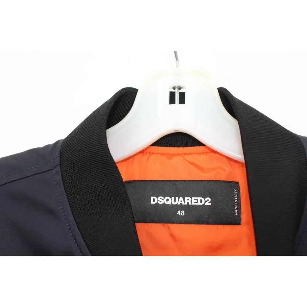 DSQUARED2 Bomber Jacket size 48 Black NEW